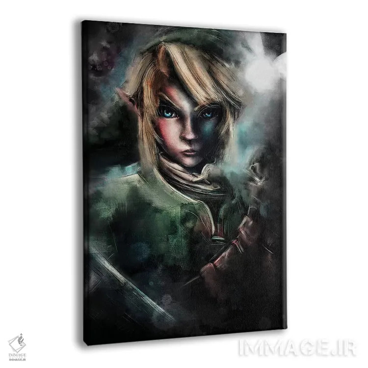 تابلو جنگجوی حماسی اثر برت بیگرز - نمای پرسپکتیو محصول