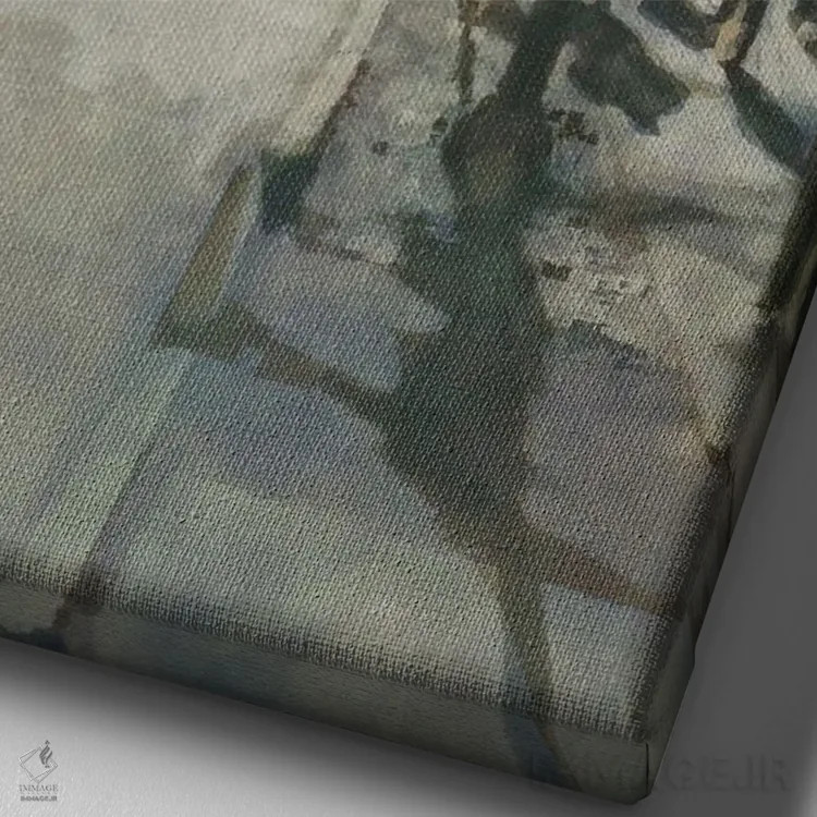 تابلو جنوب در خیابان پنجم اثر نوا بی - نمای نزدیک بافت بوم