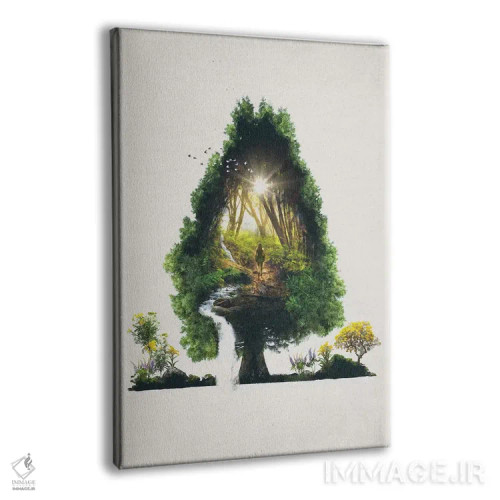 تابلو مسیر طینشده (الهام از شعر رابرت فراست) اثر برت بیگرز - نمای پرسپکتیو محصول