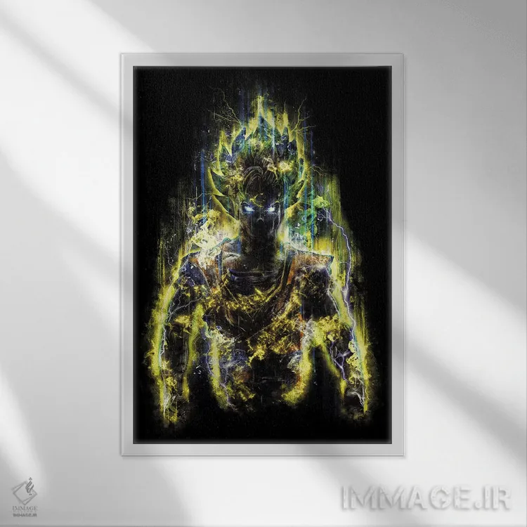 تابلو جنگجوی ۱۵۰ میلیون قدرتی اثر برت بیگرز - نمای قابدار سفید