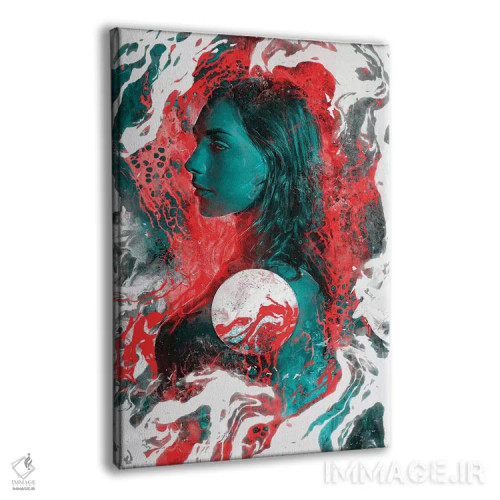 تابلو بانوی جاری اثر برت بیگرز - نمای پرسپکتیو محصول
