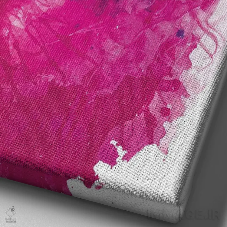 تابلو زنان سرزنده اثر برت بیگرز - نمای نزدیک بافت بوم