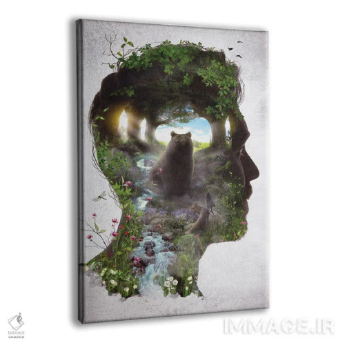 تابلو پادشاه خرسها اثر برت بیگرز - نمای پرسپکتیو محصول