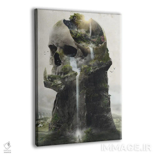 تابلو برج جمجمه اثر برت بیگرز - نمای پرسپکتیو محصول