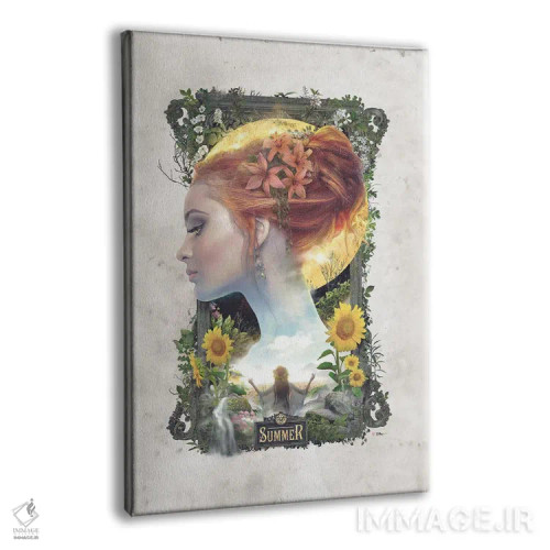 تابلو تابستان اثر برت بیگرز - نمای پرسپکتیو محصول