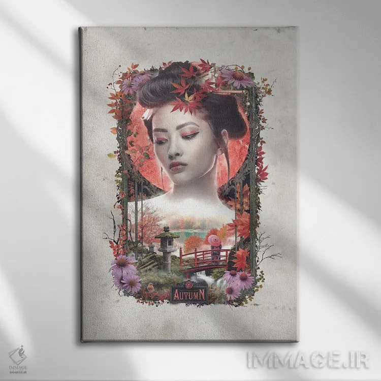 تابلو پاییز اثر برت بیگرز - نمای روبهرو روی دیوار