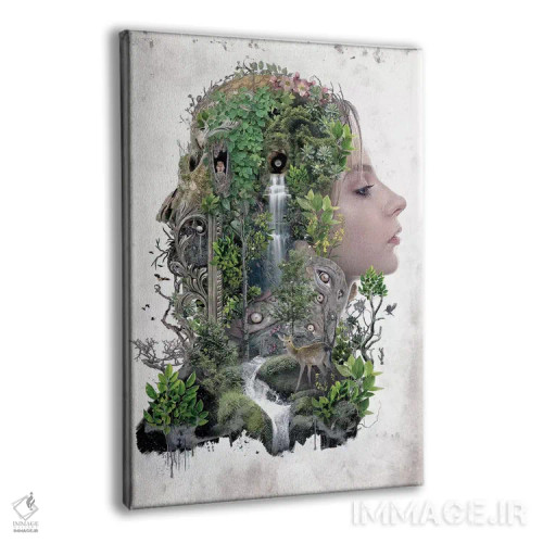 تابلو دوگانگی طبیعت اثر برت بیگرز - نمای پرسپکتیو محصول