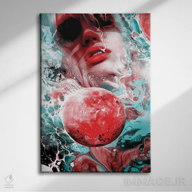 تابلو مد و جزر اثر برت بیگرز - نمای روبهرو روی دیوار