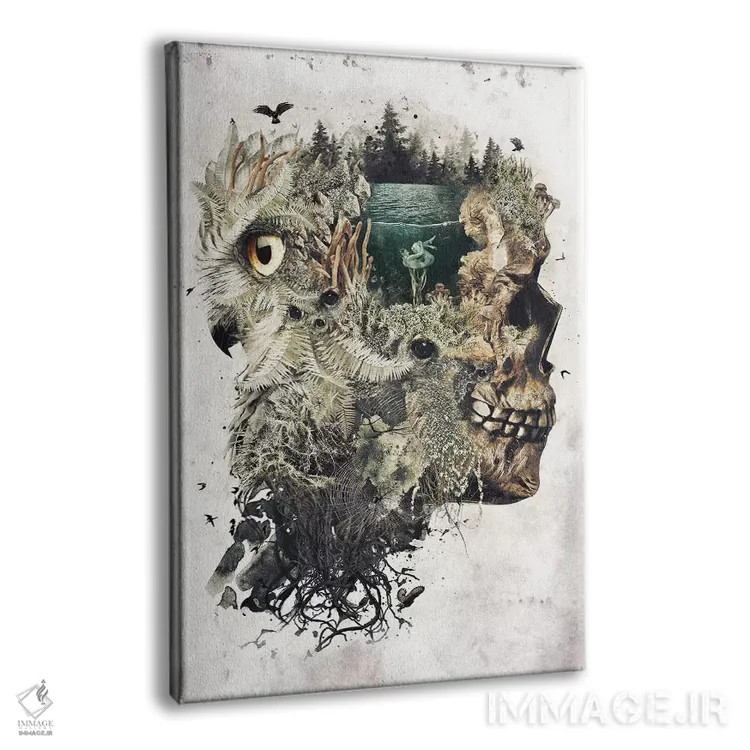 تابلو خیالپرداز دریاچه جنگلی اثر برت بیگرز - نمای پرسپکتیو محصول