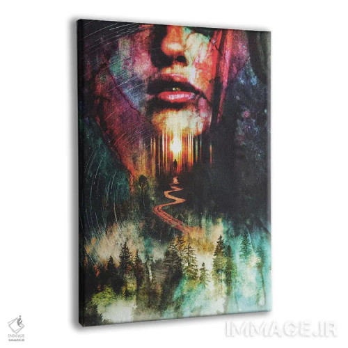 تابلو جنگل توهمات اثر برت بیگرز - نمای پرسپکتیو محصول