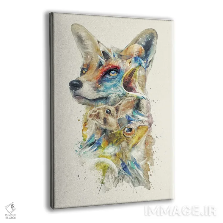 تابلو قهرمانان لیلات (ارجاع به بازی Star Fox) اثر برت بیگرز - نمای پرسپکتیو محصول