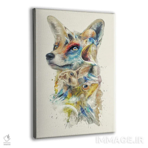 تابلو قهرمانان لیلات (ارجاع به بازی Star Fox) اثر برت بیگرز - نمای پرسپکتیو محصول