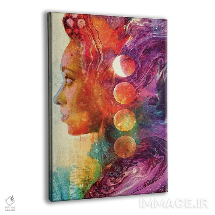 تابلو الهه ماه اثر برت بیگرز - نمای پرسپکتیو محصول