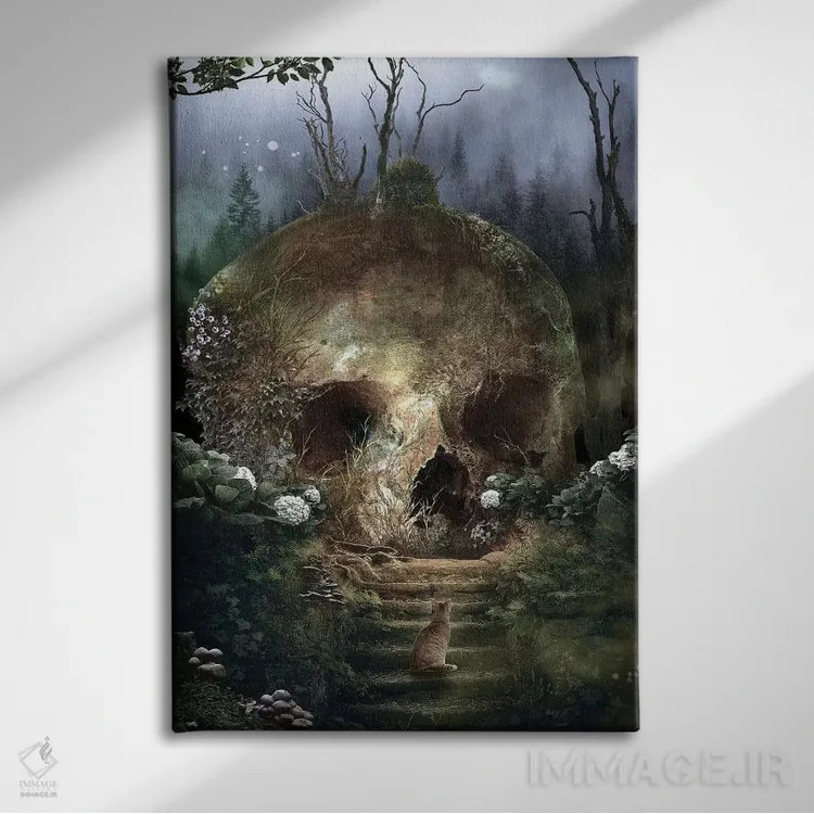 تابلو باغ کنجکاوی اثر برت بیگرز - نمای روبهرو روی دیوار