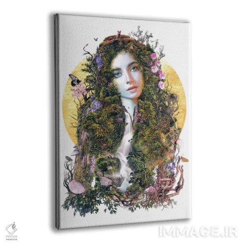 تابلو مادر گایا (الهه زمین) اثر برت بیگرز - نمای پرسپکتیو محصول