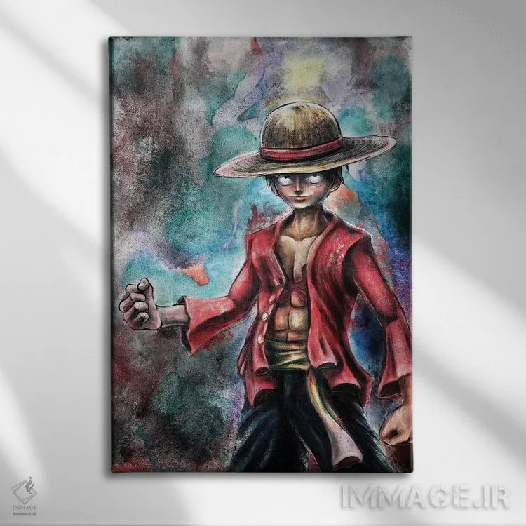 تابلو میمون دزد دریایی اثر برت بیگرز - نمای روبهرو روی دیوار