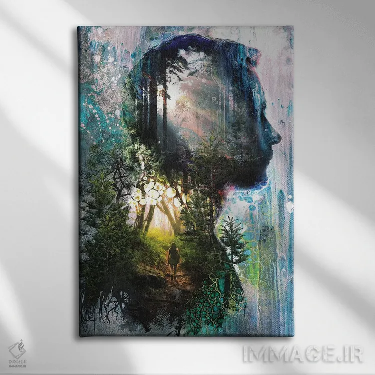 تابلو احساسات آگاهانه اثر برت بیگرز - نمای روبهرو روی دیوار