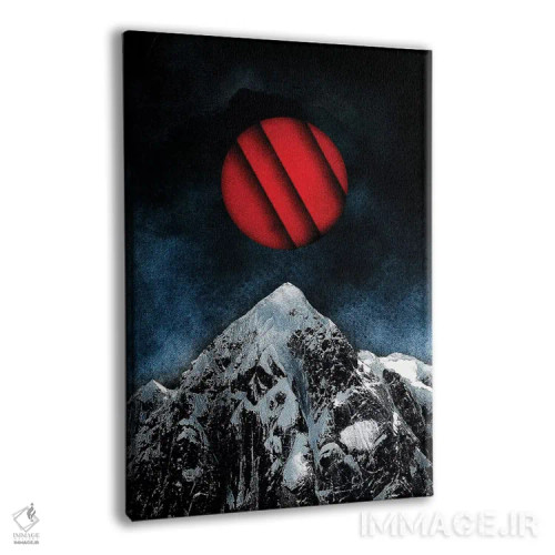 تابلو قلهٔ سرخ اثر برت بیگرز - نمای پرسپکتیو محصول