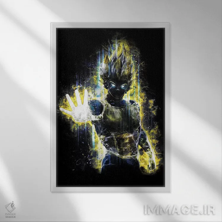 تابلو شاهزاده جنگجویان اثر برت بیگرز - نمای قابدار سفید