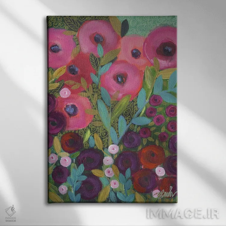 تابلو جای شیک اثر برندا بوش - نمای روبهرو روی دیوار