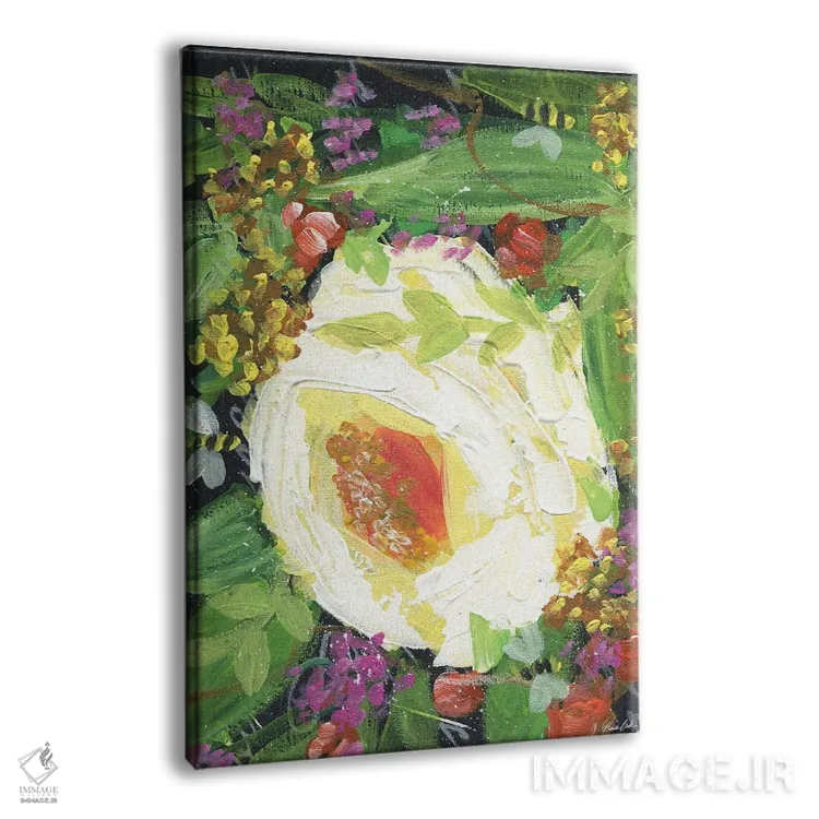 تابلو باغ وحشی شیرین اثر برندا بوش - نمای پرسپکتیو محصول