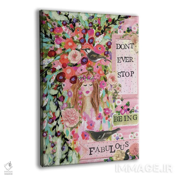 تابلو شگفتانگیز اثر برندا بوش - نمای پرسپکتیو محصول