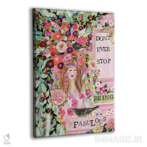 تابلو شگفتانگیز اثر برندا بوش - نمای پرسپکتیو محصول