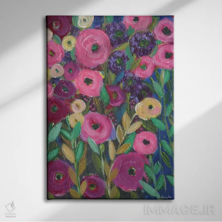 تابلو جای خوشحال اثر برندا بوش - نمای روبهرو روی دیوار