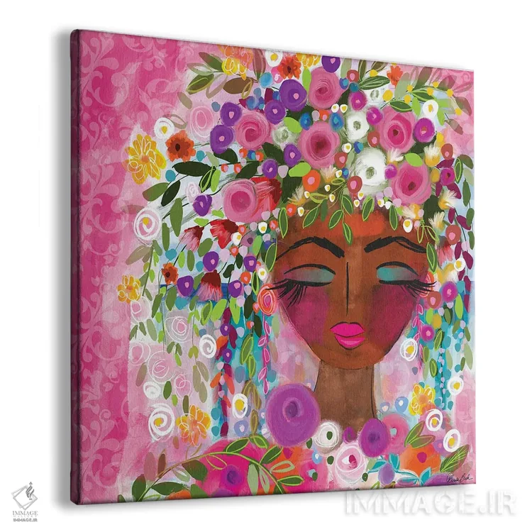 تابلو او در صورتی رؤیا میبیند اثر برندا بوش - نمای پرسپکتیو محصول