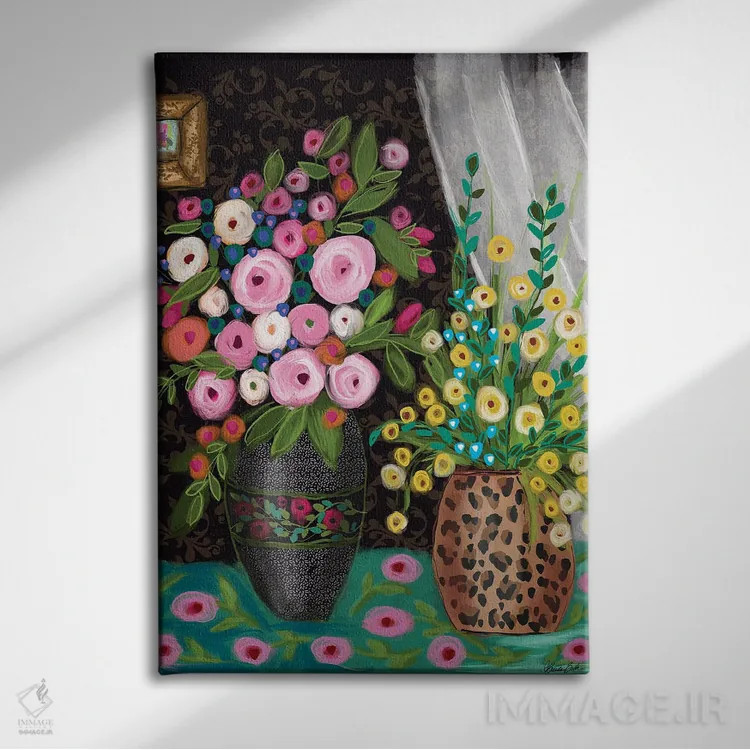 تابلو خانه اثر برندا بوش - نمای روبهرو روی دیوار