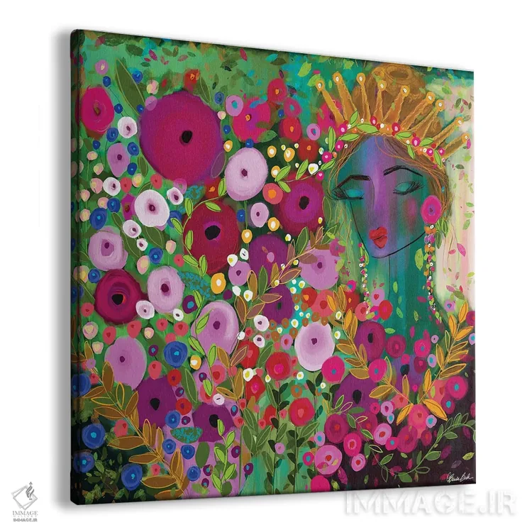 تابلو ملکه اثر برندا بوش - نمای پرسپکتیو محصول