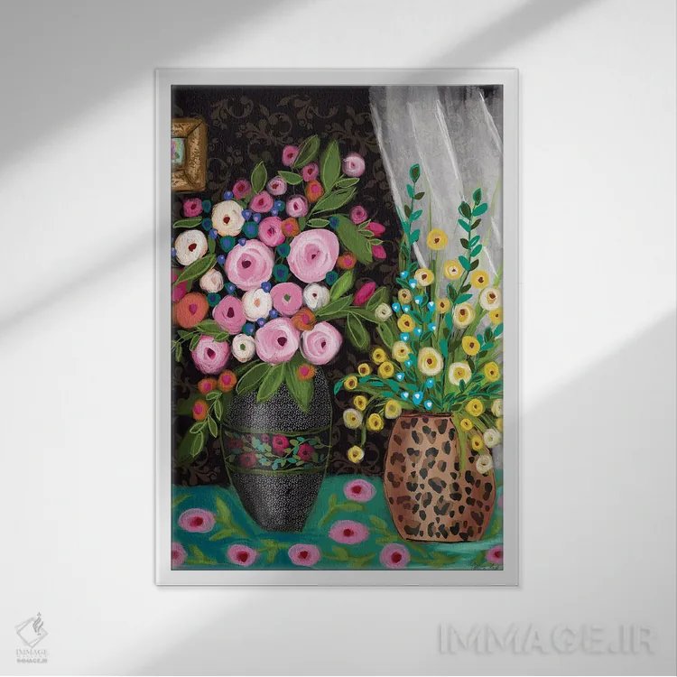 تابلو خانه اثر برندا بوش - نمای قابدار سفید