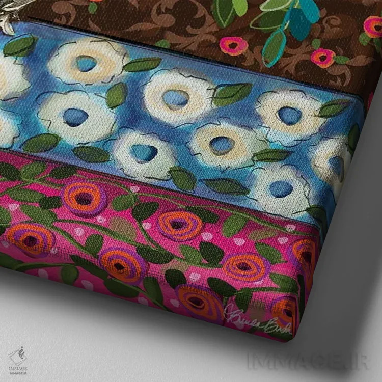 تابلو روح کهنه اثر برندا بوش - نمای نزدیک بافت بوم