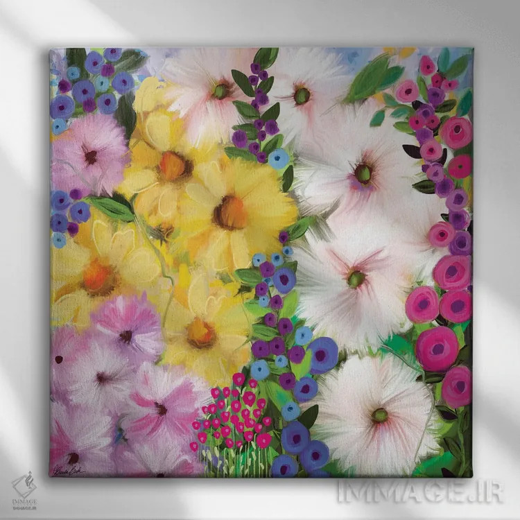 تابلو هارمونی (هماهنگی) اثر برندا بوش - نمای روبهرو روی دیوار