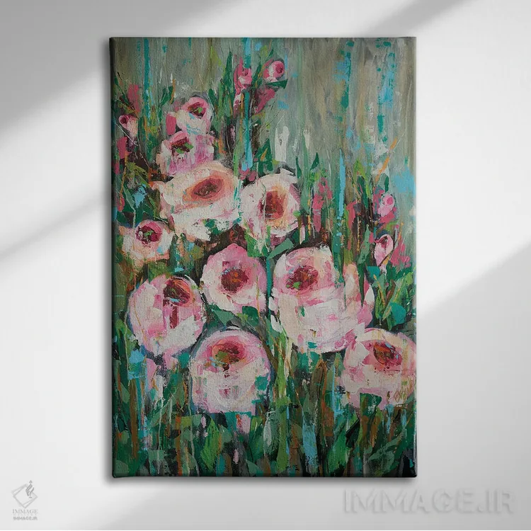 تابلو بازتابها اثر برندا بوش - نمای روبهرو روی دیوار