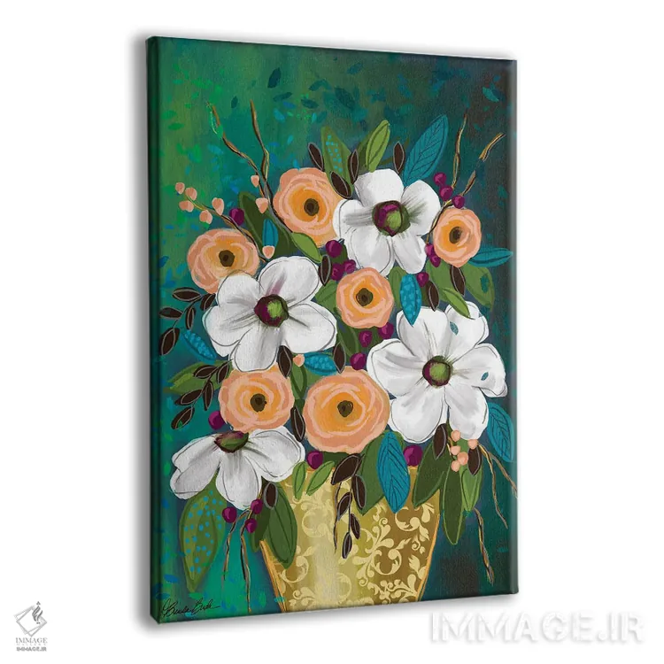 تابلو مگنولیای شیرین اثر برندا بوش - نمای پرسپکتیو محصول