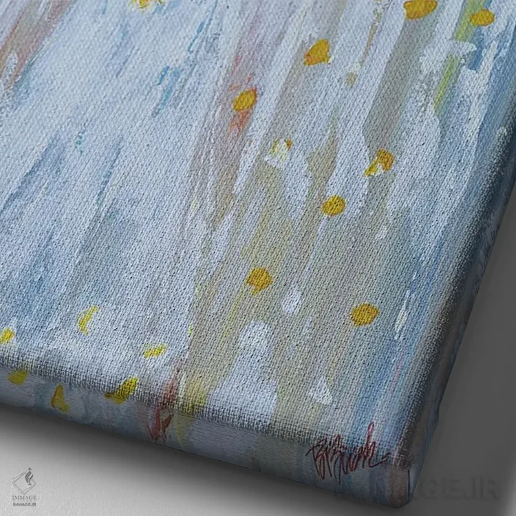 تابلو مایکلا (نام خاص) اثر برندا بوش - نمای نزدیک بافت بوم