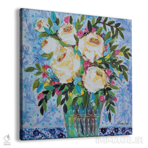 تابلو رومیزی چینی (سبک دکوراسیون) اثر برندا بوش - نمای پرسپکتیو محصول