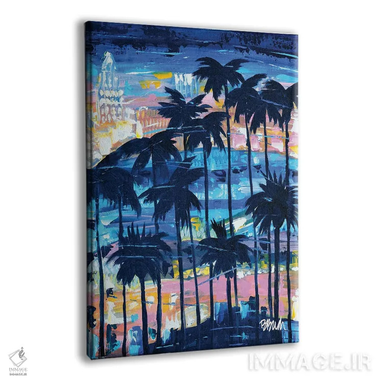 تابلو نمای لسآنجلس از دید دایان اثر برندا بوش - نمای پرسپکتیو محصول