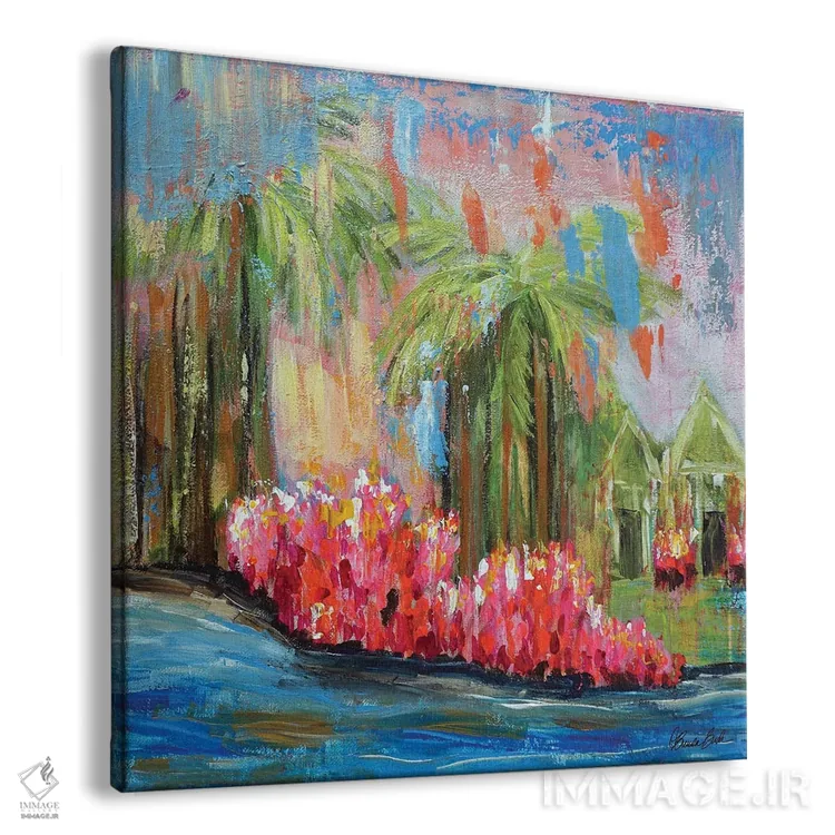 تابلو بهشت کامل اثر برندا بوش - نمای پرسپکتیو محصول