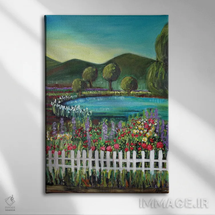 تابلو جادههای فرعی تمکیولا اثر برندا بوش - نمای روبهرو روی دیوار