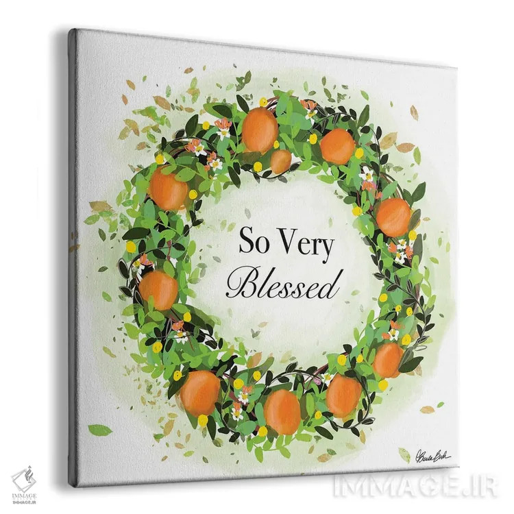 تابلو حلقهٔ پرتقال اثر برندا بوش - نمای پرسپکتیو محصول