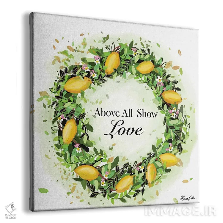 تابلو حلقهٔ لیمو اثر برندا بوش - نمای پرسپکتیو محصول