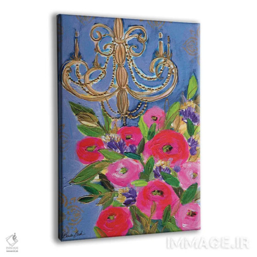 تابلو شکوه آبی اثر برندا بوش - نمای پرسپکتیو محصول