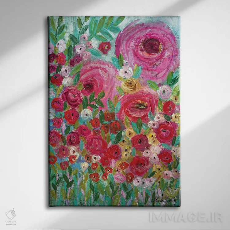 تابلو از نگاه یک کودک اثر برندا بوش - نمای روبهرو روی دیوار