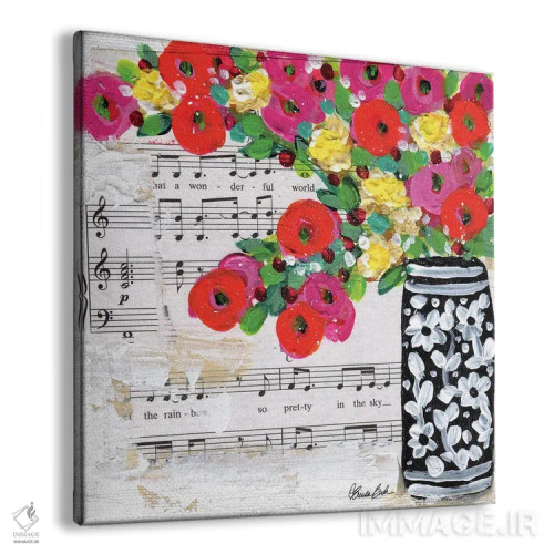 تابلو دنیای شگفتانگیز II اثر برندا بوش - نمای پرسپکتیو محصول