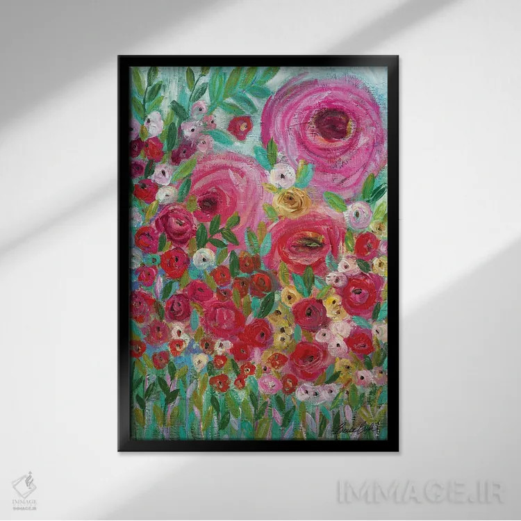 تابلو از نگاه یک کودک اثر برندا بوش - نمای قابدار مشکی