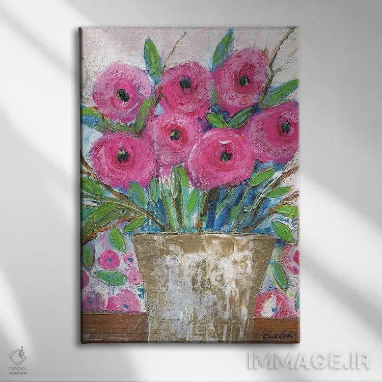 تابلو میز قدیمی اثر برندا بوش - نمای روبهرو روی دیوار