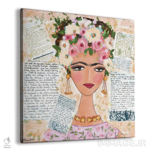 تابلو نامههای عاشقانه فریدا اثر برندا بوش - نمای پرسپکتیو محصول