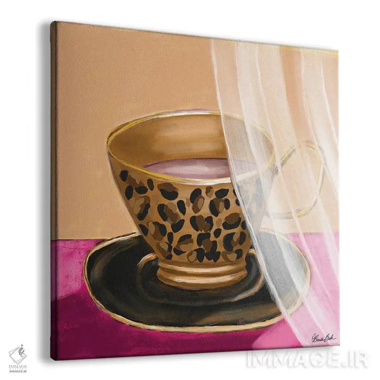 تابلو قهوهٔ صبحگاهی عالی اثر برندا بوش - نمای پرسپکتیو محصول
